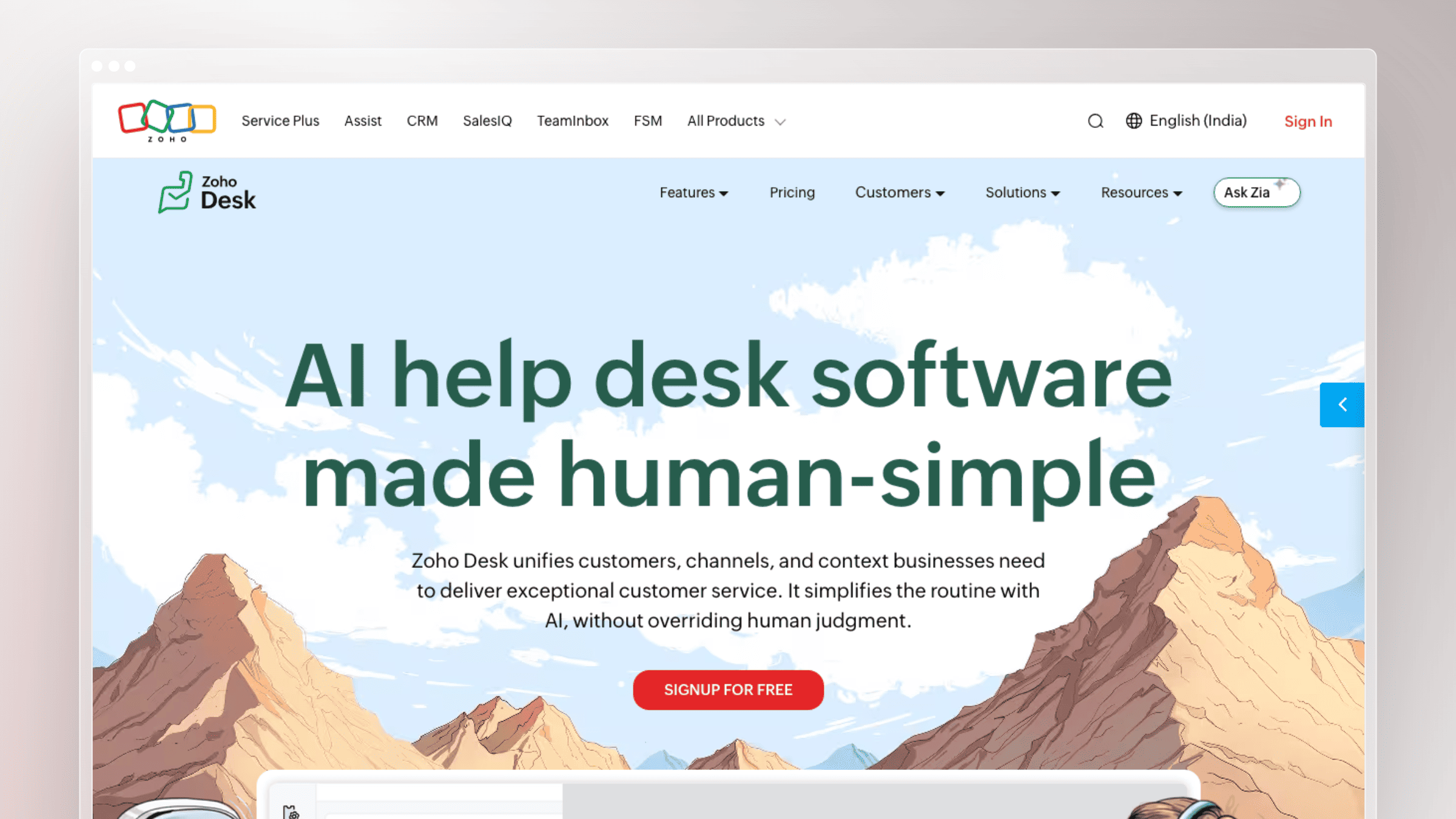 Zoho Desk