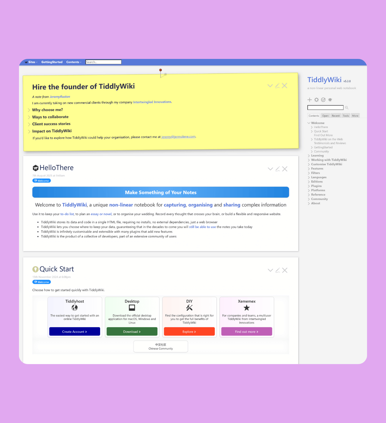 TiddlyWiki