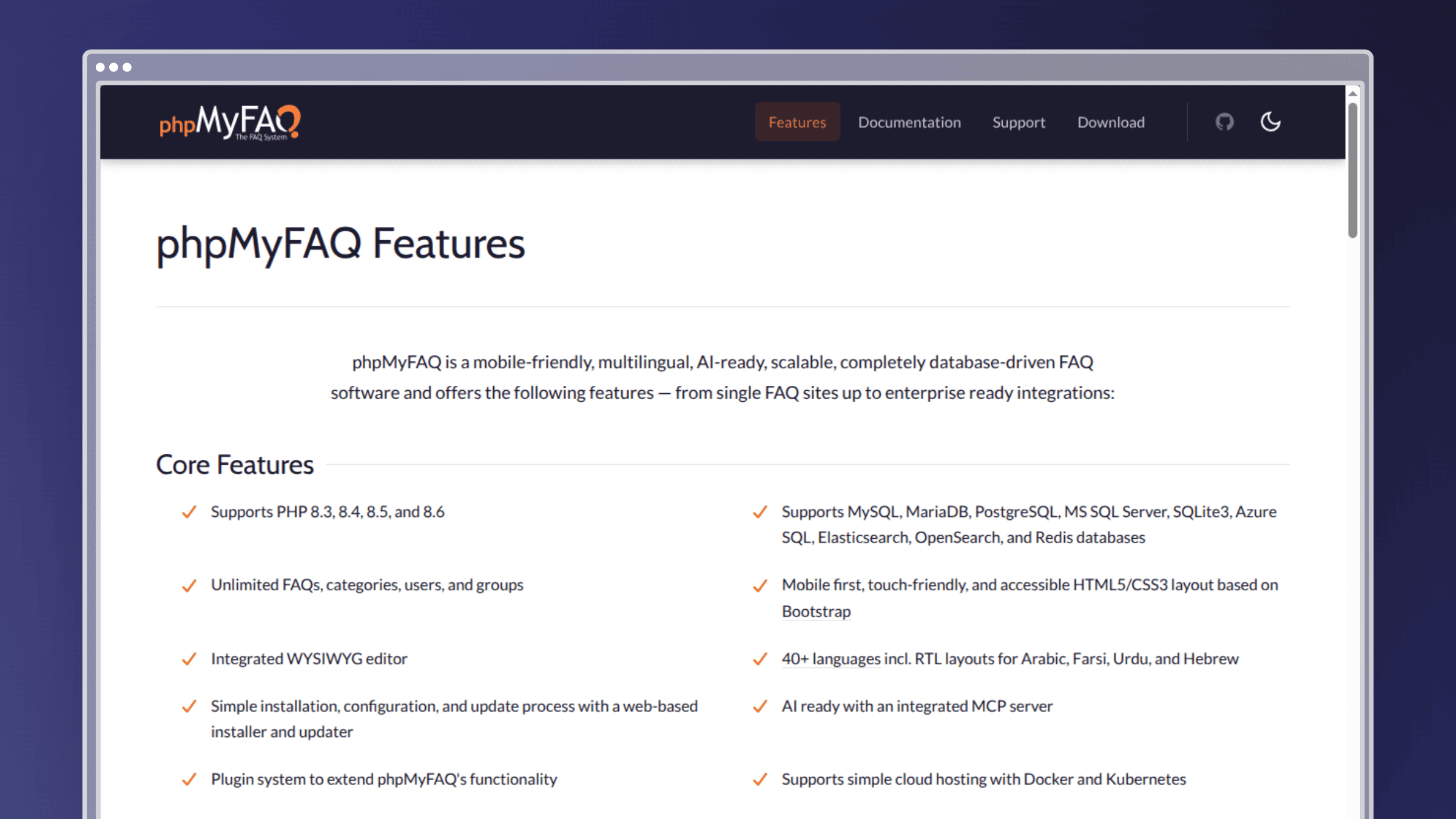 phpMyFAQ
