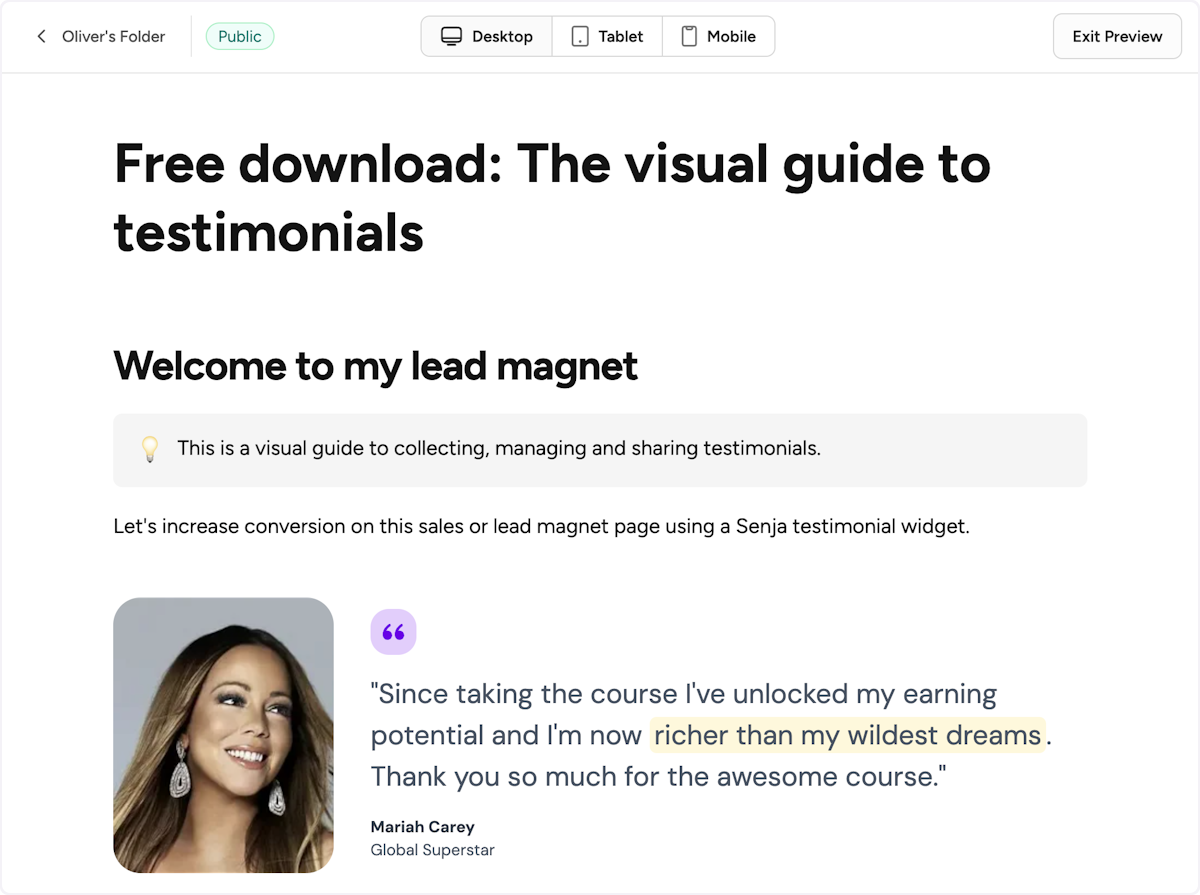 Your Distribute page now has social proof