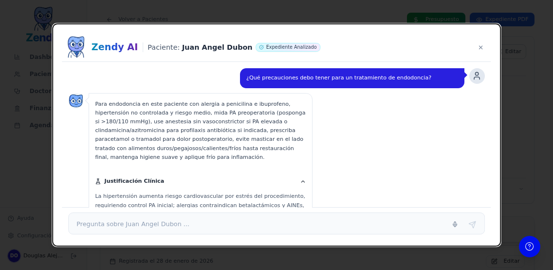 Ejemplo de respuesta estructurada del asistente