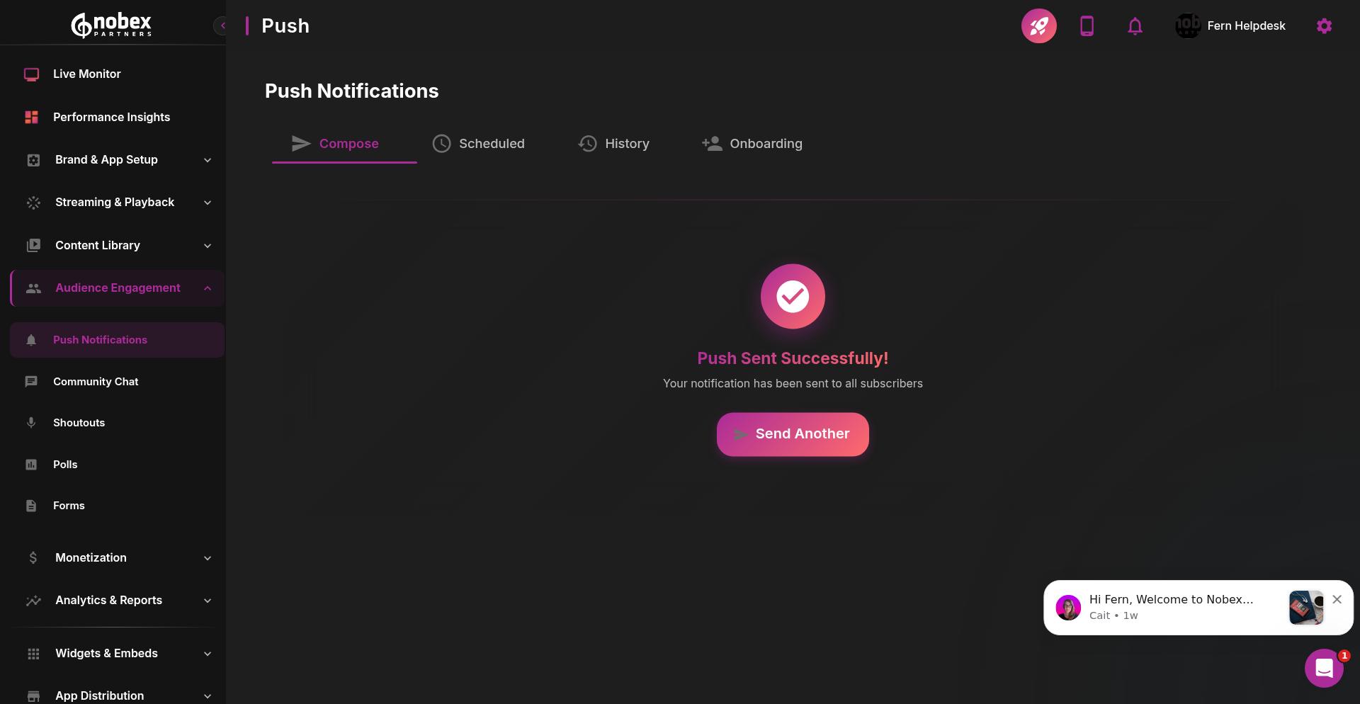 Scheduling a push notification for later delivery