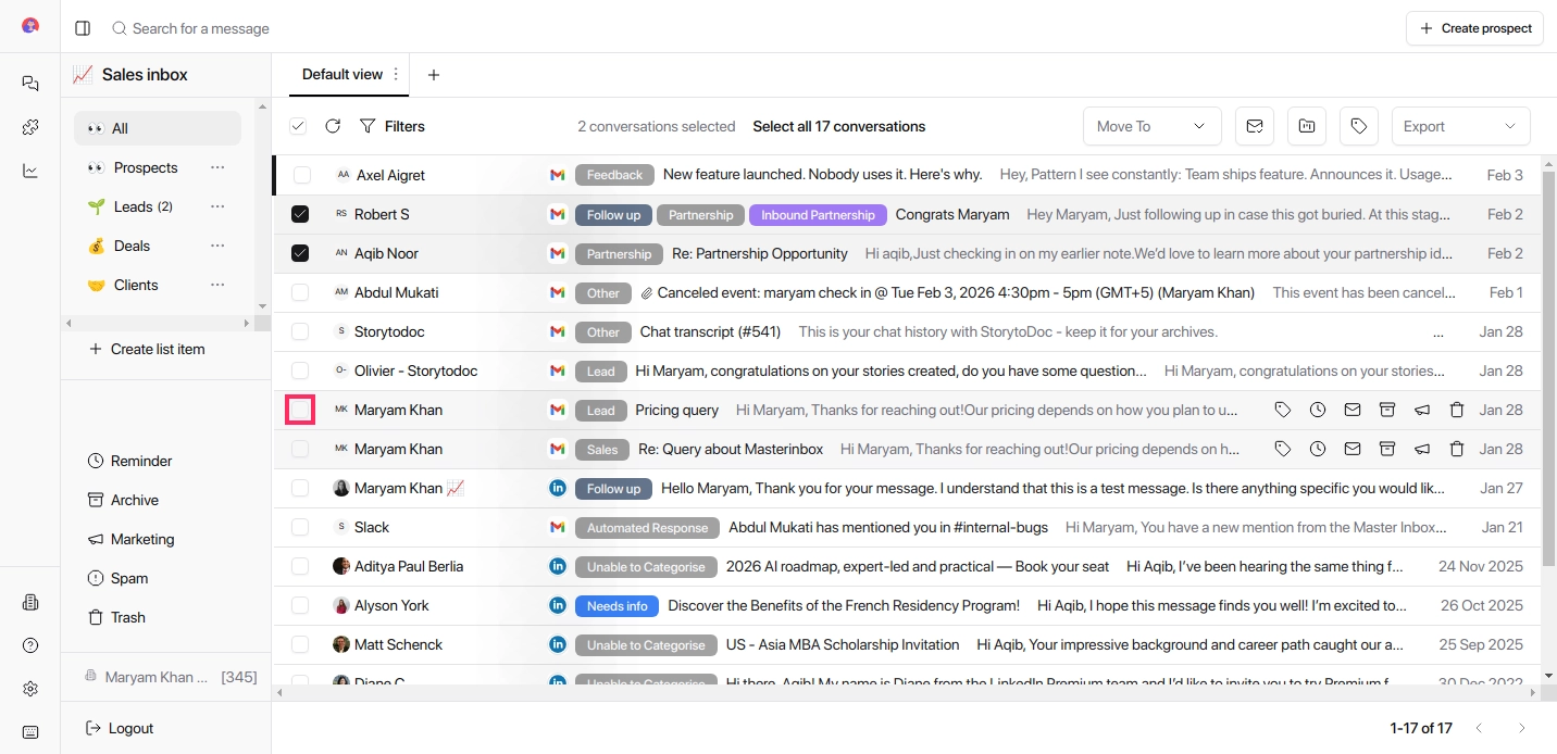 Move To button location