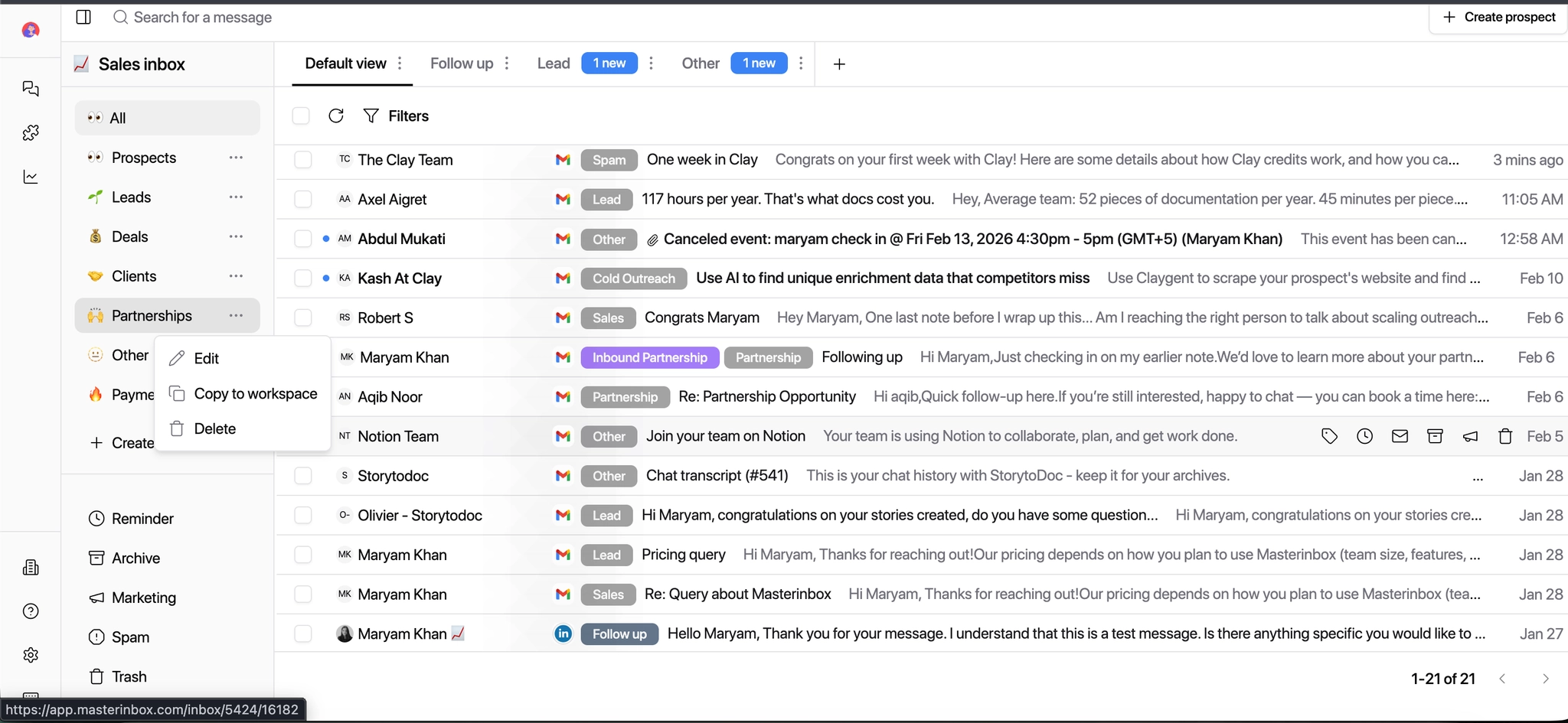 Select list item to delete