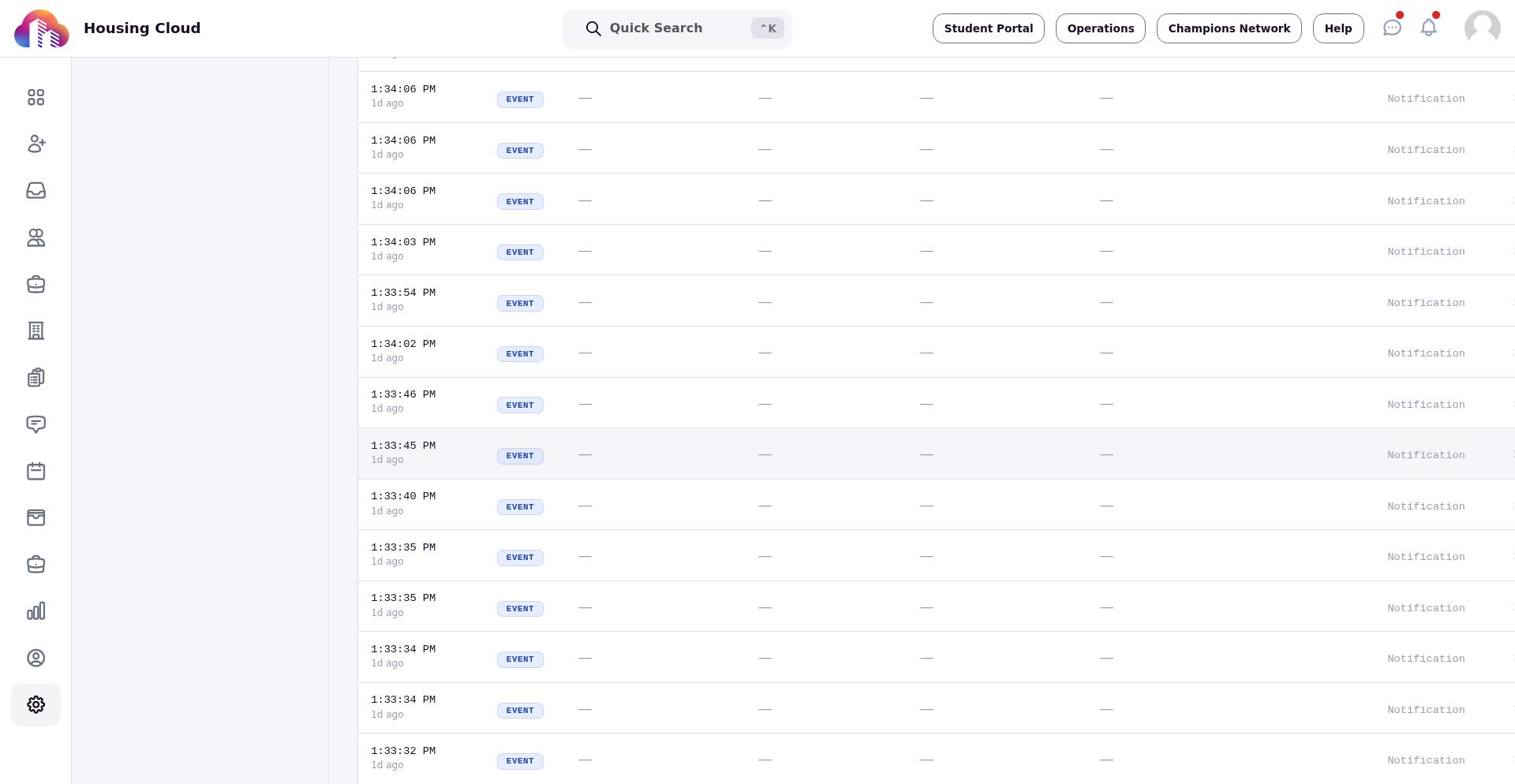 Actor filter dropdown for selecting specific users