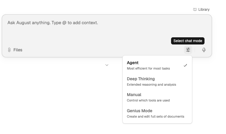 Mode selector