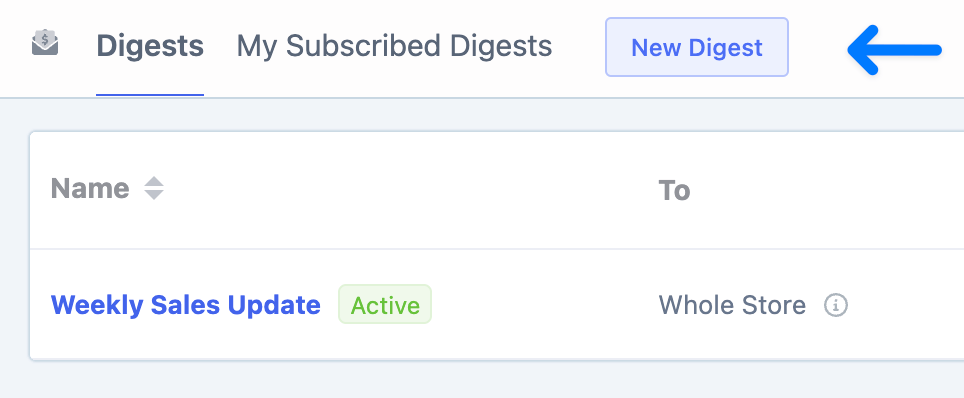 Start new digest