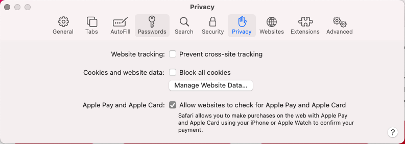 Prevent cross-site tracking