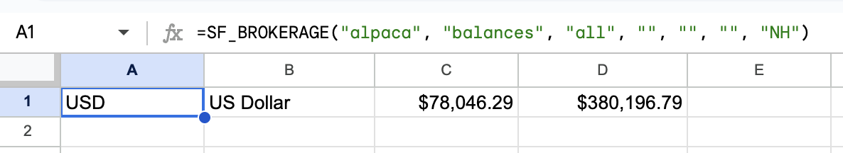 Brokerage Balances Example 3