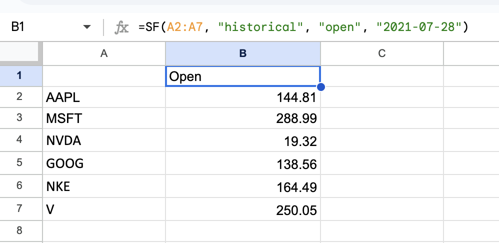 Historical Batch Example 1