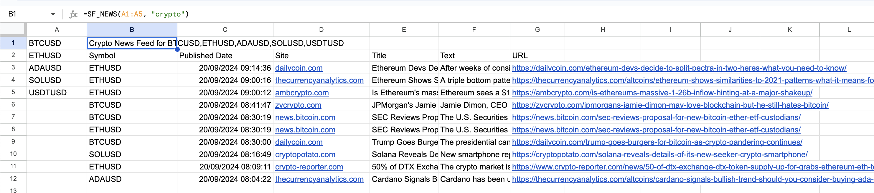 News Batch Example 2