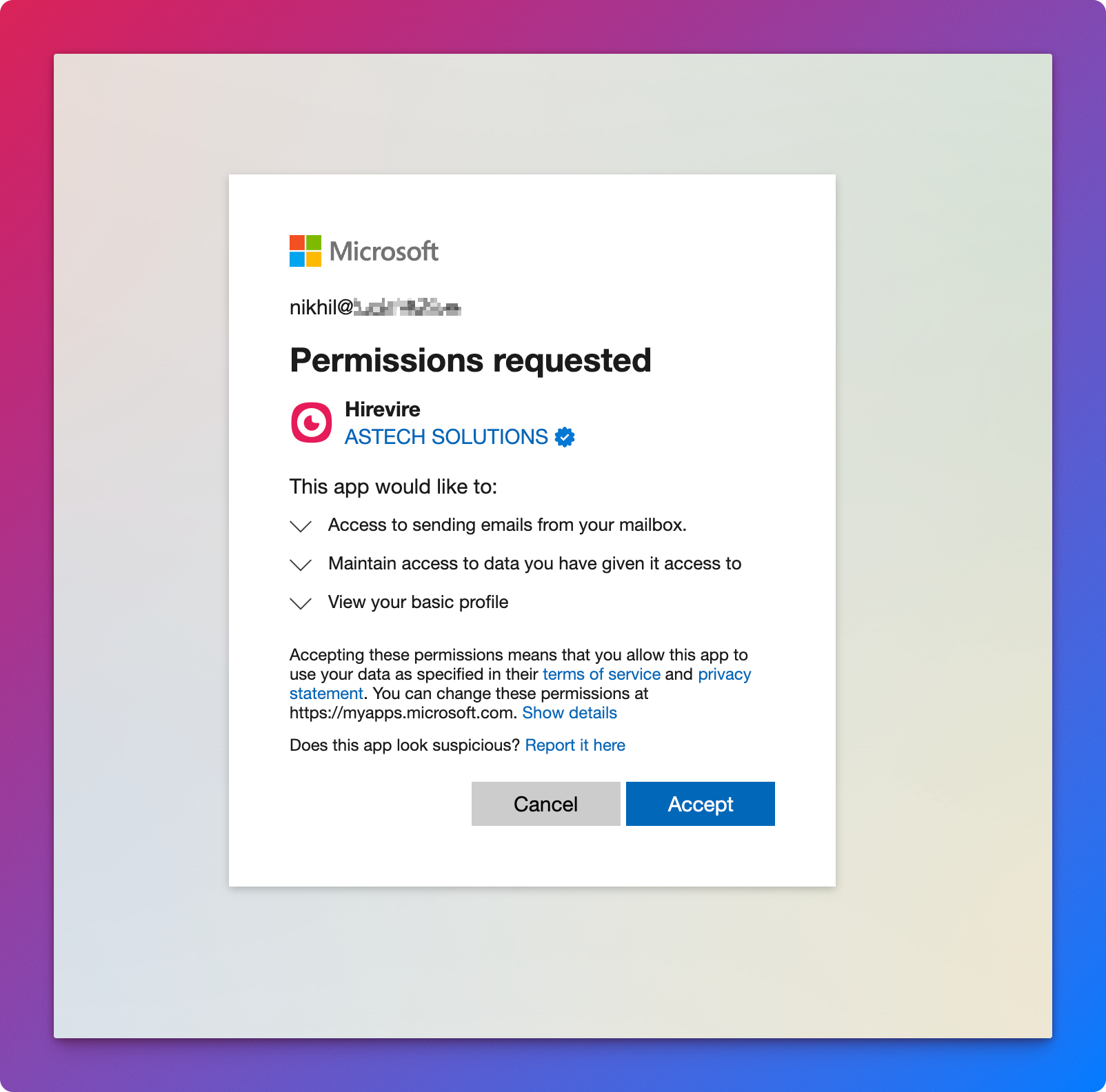 Connect an Office 365 account