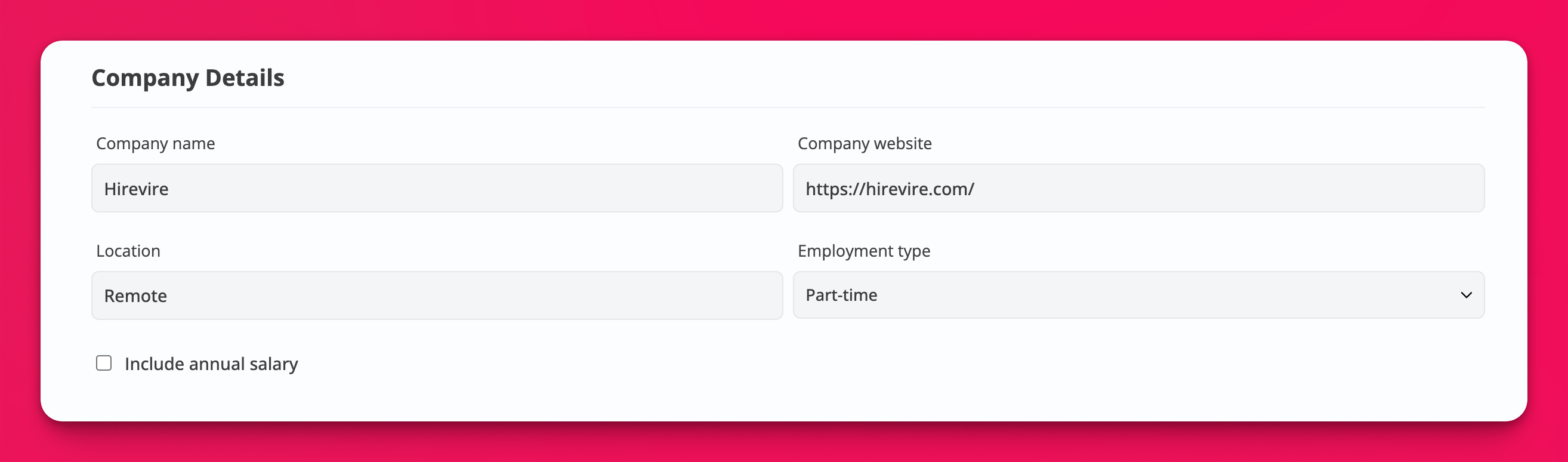Google for Jobs listing preview