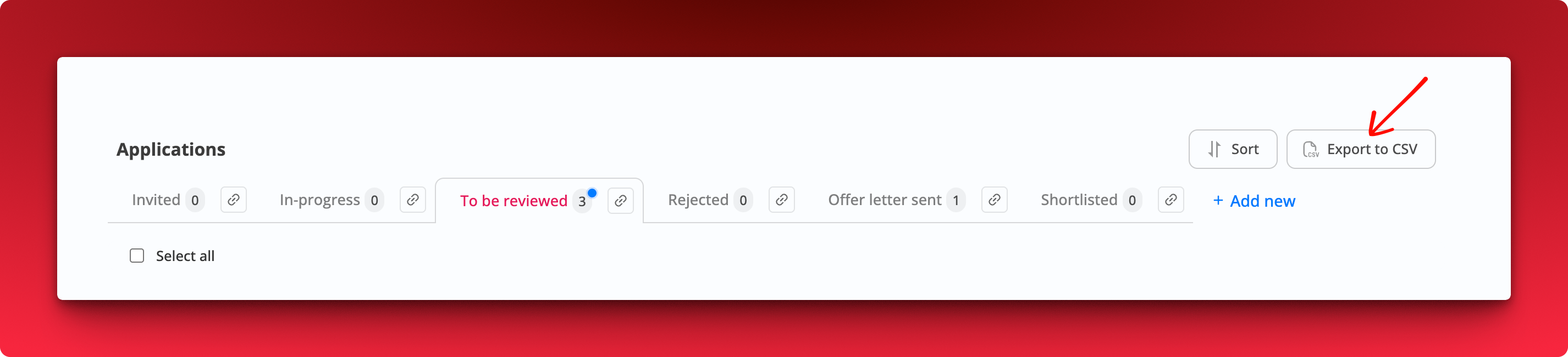 AI scores included in the CSV export