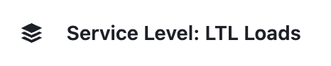 A load page showing its service level badge