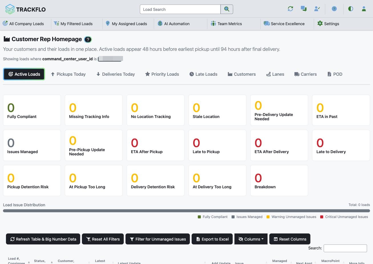 The Customer Rep Homepage