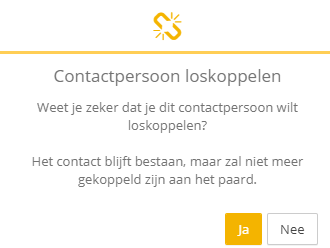 Unlink contact