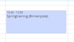 Drag or resize a calendar item