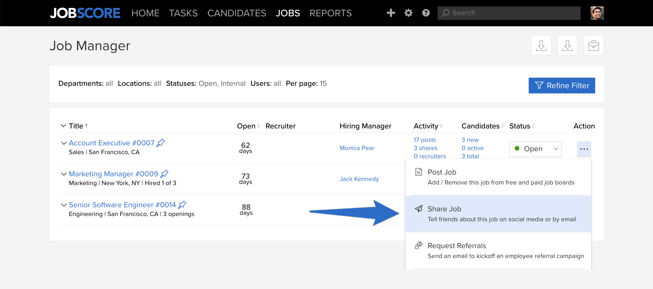 sharing a job