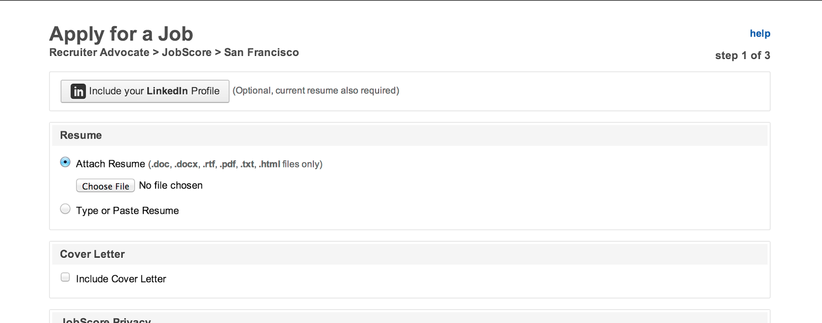 Jobscore Classic Styling